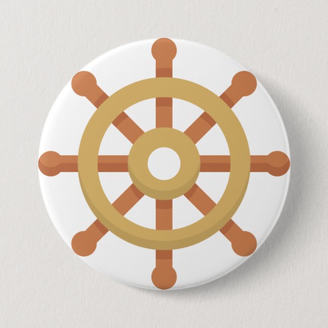 Chapa Redonda De 7 Cm 041-rudder (Anverso)