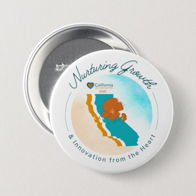 Chapa Redonda De 7 Cm 2025 Conferencia Anual de la CWA 3" Pin (Anverso y reverso)