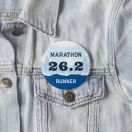 Chapa Redonda De 7 Cm 26.2 Regalo Marathon Runner