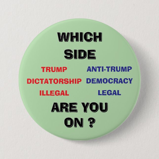 Chapa Redonda De 7 Cm 3 inch round Button (Anverso)