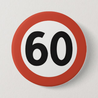 Chapa Redonda De 7 Cm 60 years old button