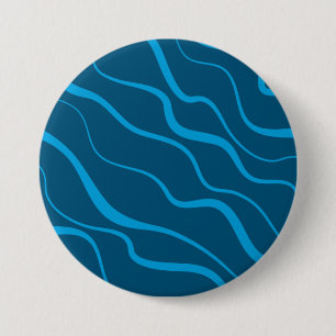 Chapa Redonda De 7 Cm Absorción de ondas azules, simples, modernas y fre