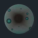 Chapa Redonda De 7 Cm Abstr Fantasy Green Black Wormhole Science Ficción<br><div class="desc">En el abismo negro de la Gran Máquina. Resumen Fantasía Green Black Wormhole Science Fiction Big Machine.</div>