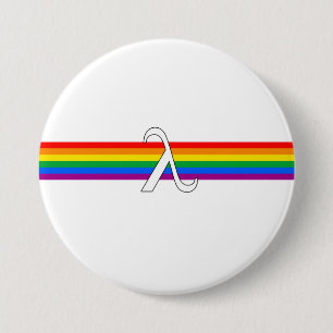 Chapa Redonda De 7 Cm Activismo del Orgullo Gay