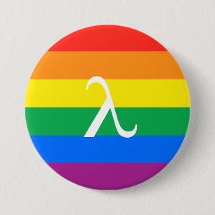 Chapa Redonda De 7 Cm Activismo del Orgullo Gay