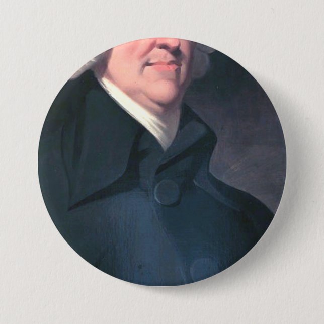 Chapa Redonda De 7 Cm Adam Smith (Anverso)