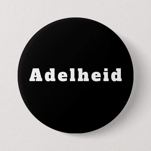 Chapa Redonda De 7 Cm Adelheid (Anverso)