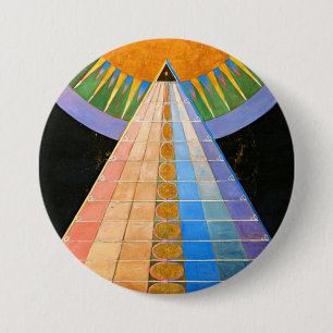 Chapa Redonda De 7 Cm Altarpe Hilma Af Klint No 1