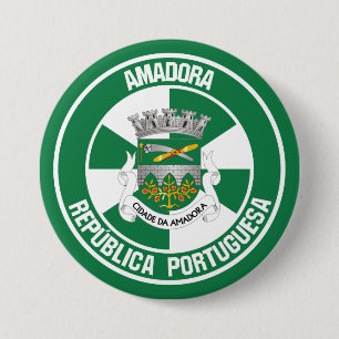 Chapa Redonda De 7 Cm Amadora Round Emblem