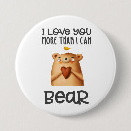 Chapa Redonda De 7 Cm Amar más miedo