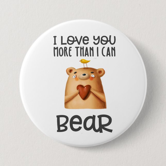 Chapa Redonda De 7 Cm Amar más miedo (Anverso)