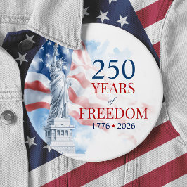 Chapa Redonda De 7 Cm America's Semiquincentennial 250 Years Freedom