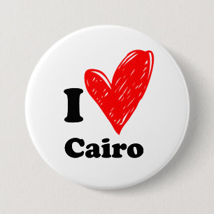 Chapa Redonda De 7 Cm Amo El Cairo