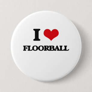 Chapa Redonda De 7 Cm Amo Floorball