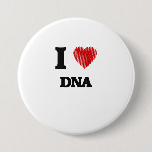 Chapa Redonda De 7 Cm Amo la DNA