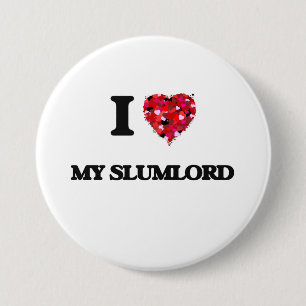 Chapa Redonda De 7 Cm Amo mi Slumlord