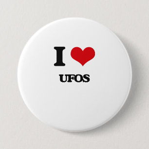 Chapa Redonda De 7 Cm Amo Ufos