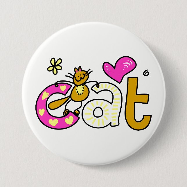 Chapa Redonda De 7 Cm Amor CAT (Anverso)