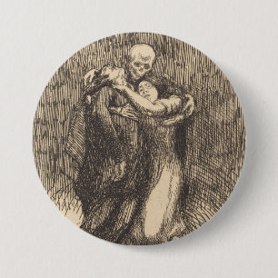 Chapa Redonda De 7 Cm Amor consagrado (por Paul-Albert Besnard)