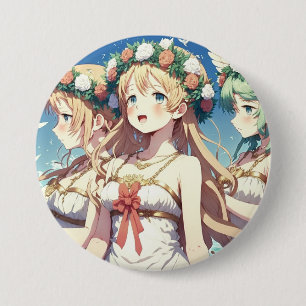 Chapa Redonda De 7 Cm Anime Chor