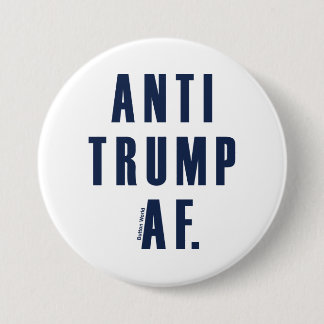 Chapa Redonda De 7 Cm Anti Trump