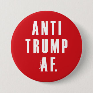 Chapa Redonda De 7 Cm Anti Trump