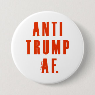 Chapa Redonda De 7 Cm Anti Trump
