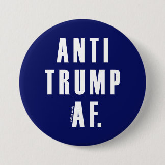 Chapa Redonda De 7 Cm Anti Trump