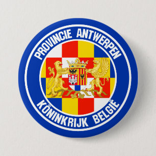 Chapa Redonda De 7 Cm Antwerp Round Emblem