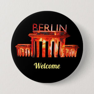 Chapa Redonda De 7 Cm Apertura personalizada de botellas de Berlín Night