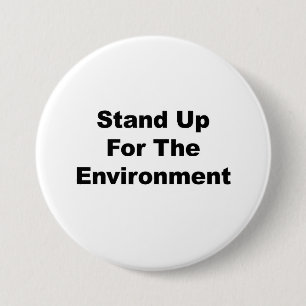 Chapa Redonda De 7 Cm Apoyar el medio ambiente