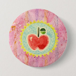Chapa Redonda De 7 Cm Apple abotona