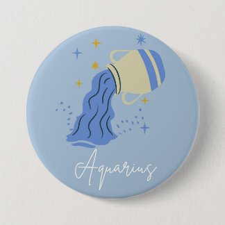 Chapa Redonda De 7 Cm Aquarius button badge