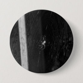 Chapa Redonda De 7 Cm Araña de sótano