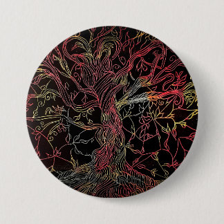 Chapa Redonda De 7 Cm Árbol ancestral transcendente