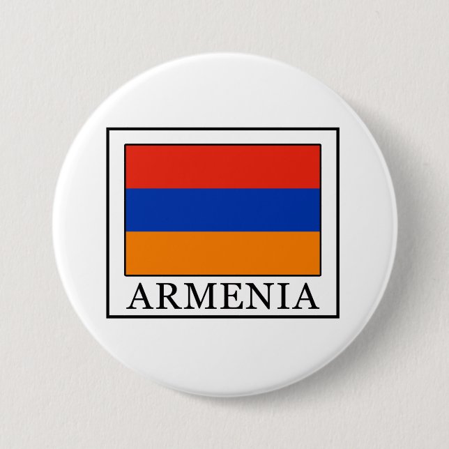 Chapa Redonda De 7 Cm Armenia (Anverso)