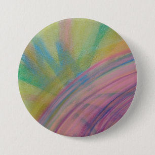 Chapa Redonda De 7 Cm Arte abstracto colorido único P9