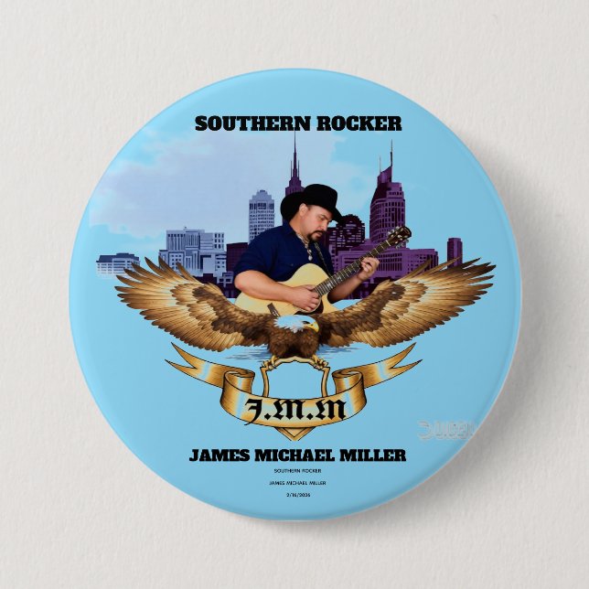 CHAPA REDONDA DE 7 CM ARTIST BUTTON  (Anverso)