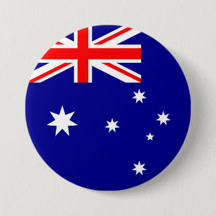 Chapa Redonda De 7 Cm Australia Flag