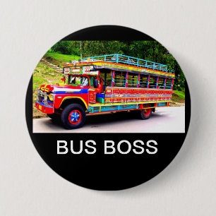 CHAPA REDONDA DE 7 CM AUTOBÚS BOSS