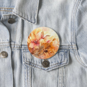 Chapa Redonda De 7 Cm Autumn Bouquet