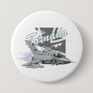 Chapa Redonda De 7 Cm Avión militar de combate personalizado