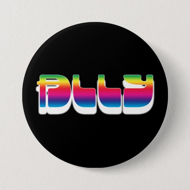 Chapa Redonda De 7 Cm Ayuda del aliado (Anverso)