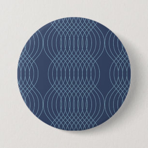Chapa Redonda De 7 Cm Azul, decoración, sencillez, arte moderno y modern