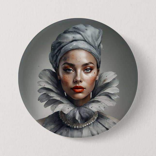 Chapa Redonda De 7 Cm Badge Design (Anverso)