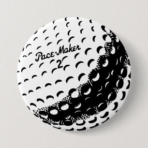 Chapa Redonda De 7 Cm Ball de golf