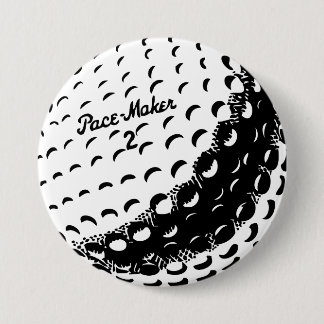 Chapa Redonda De 7 Cm Ball de golf