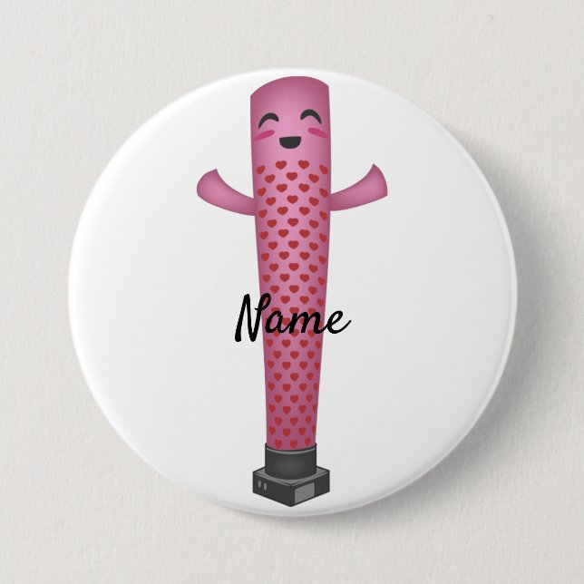 Chapa Redonda De 7 Cm Balloonman Valentine Thunder_Cove (Anverso)