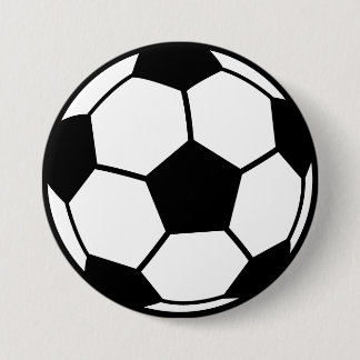 Chapa Redonda De 7 Cm Balón de fútbol