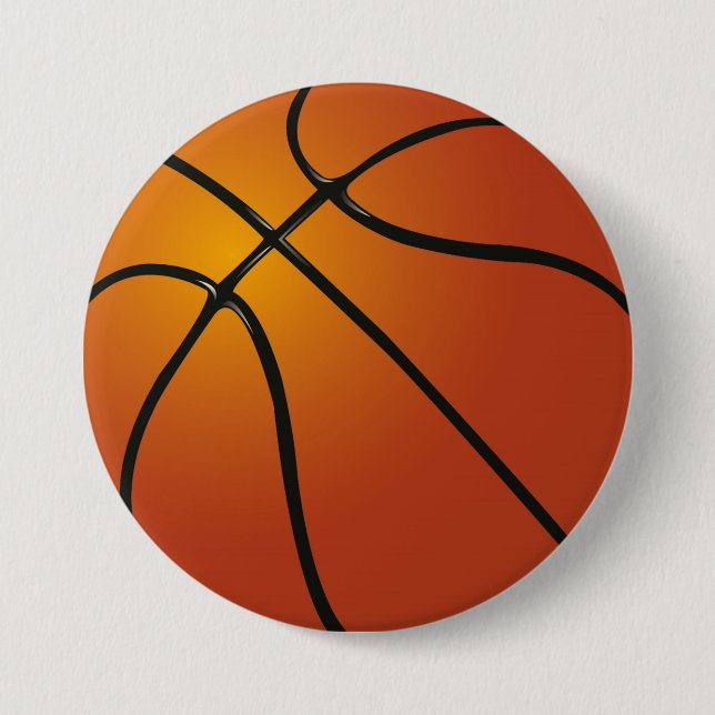 Chapa Redonda De 7 Cm Baloncesto (Anverso)